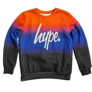 HYPE Kids Logo Faded Fleece Sweatshirt Size 11-12